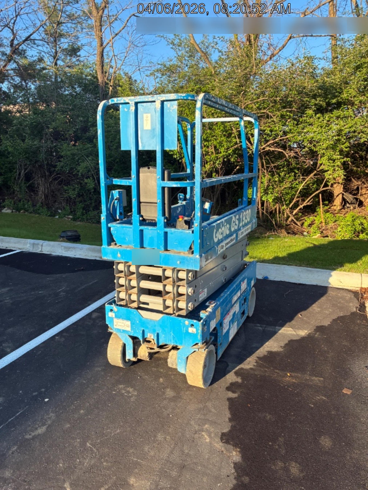 2018 Genie GS-1930 Genie GS-1930 w/Fixed Rail, Chain Entry