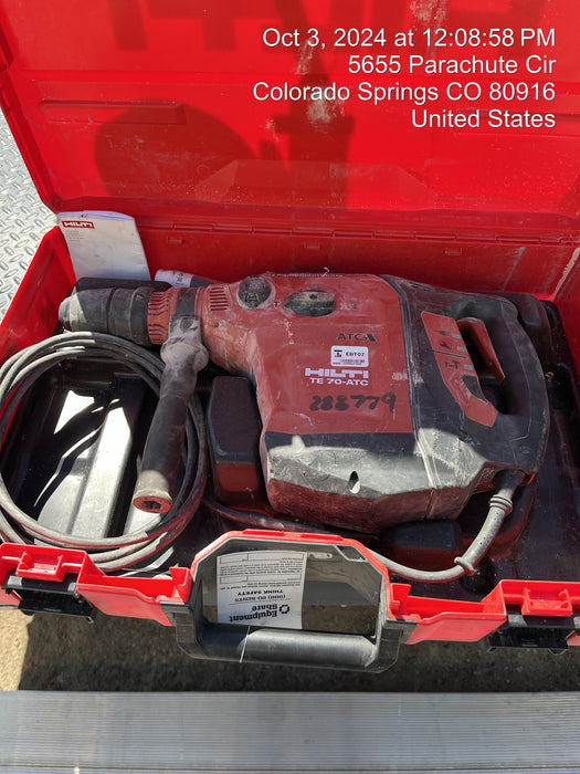 2023 HILTI TE 70-ATC/AVR