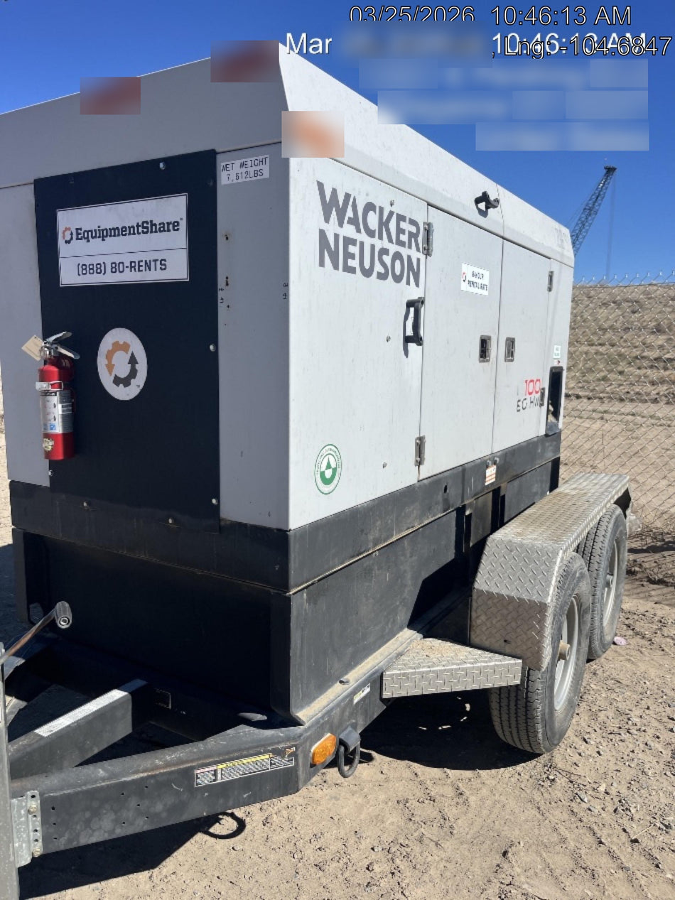 2018 WACKER NEUSON G100