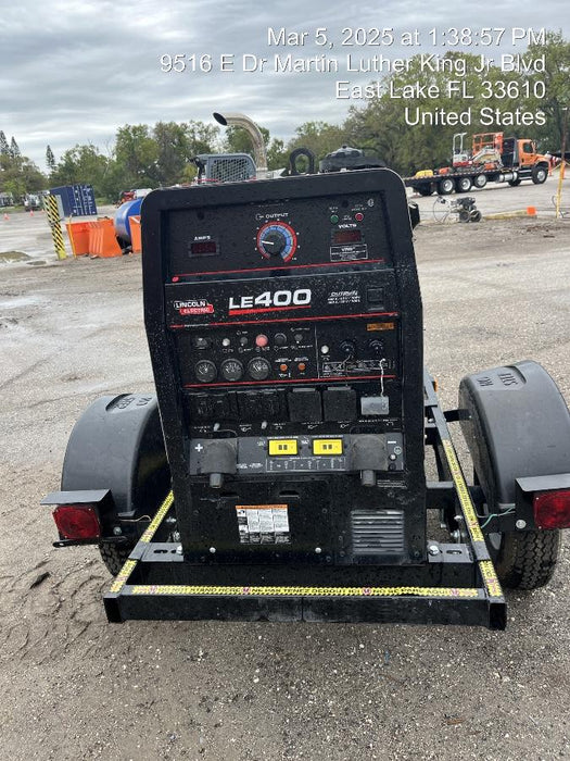 2024 Lincoln Electric LE400 Kubota V1505, Trlr, Cable Rack, Light Kit, ES Decals, T3