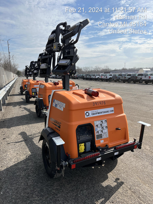 2024 Generac MLT2 Diesel, Flex Switch 120V Input, Powerzone Controller, 
(4) 320W LED Lights, 4kW Generator, 39.9 Gal Fuel Tank, 2" Ball, T3
