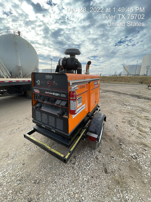 2022 Lincoln Electric Vantage 549X Crosslink Technology, Trailer Mounted, ES Decals, T3