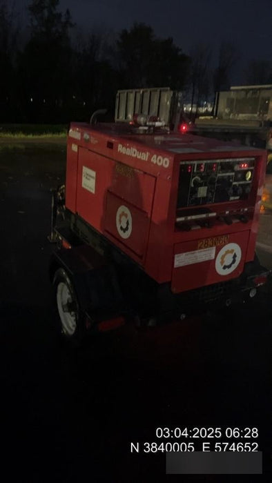 2022 Shindaiwa DGW400MDL Kubota D902 Engine, 23 HP, Dual Op Welder, Wire, Arc, Droop Stick, Tig, and CC Stick Functionality, Simulphase, 3 Phase and 1 Phase Gen Output, Single Axle NB Trlr, Slr Trckl Chrg 12V 12W, Fire Ext