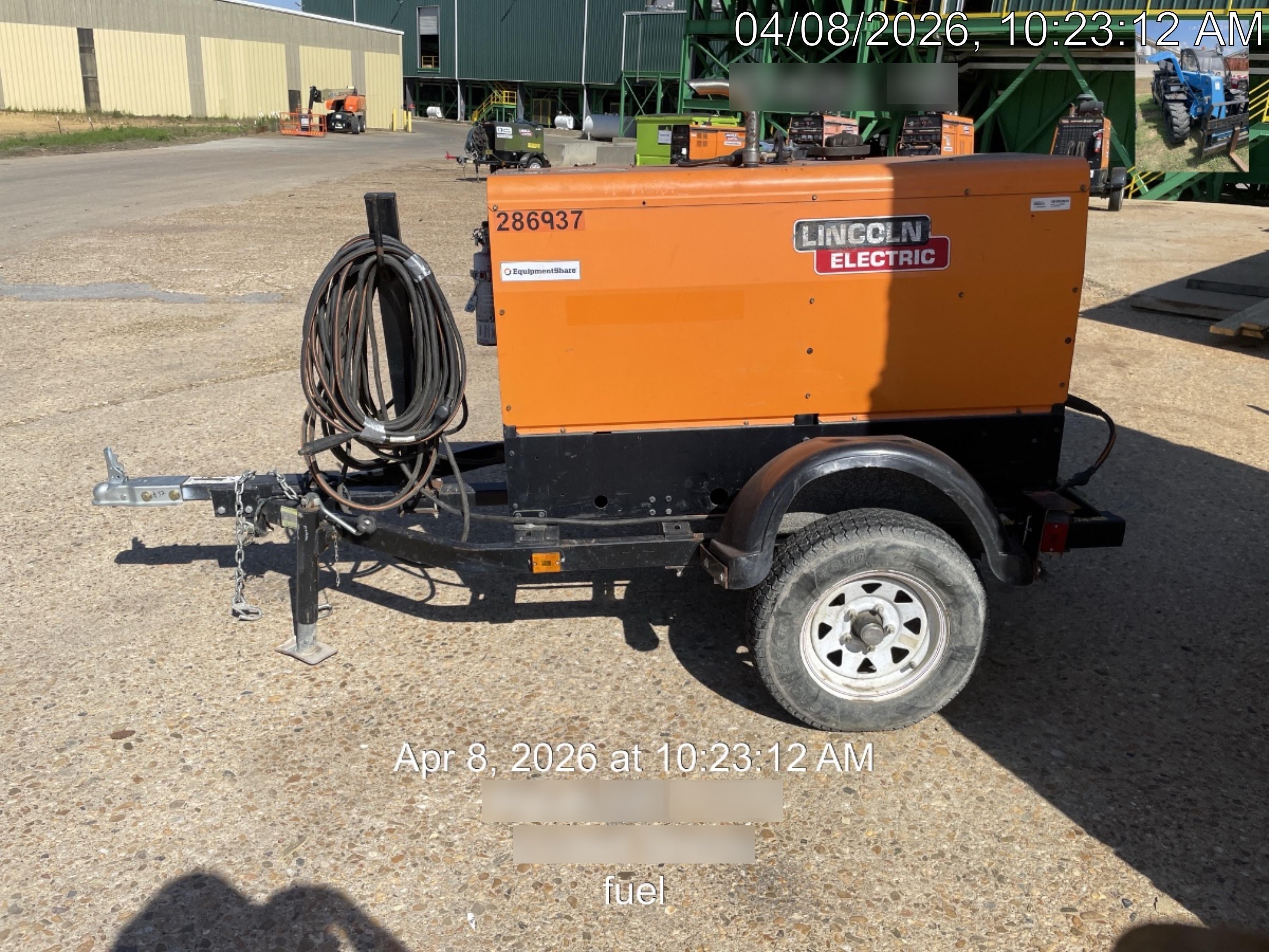 2022 Lincoln Electric LE400 Kubota V1505, Trlr, Cable Rack, Light Kit, ES Decals, T3