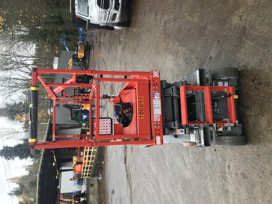 2020 Skyjack SJIII-3219 Solid NM Tires, Half height spring hinged entry gate, Dual Beacons, 800W Inverter