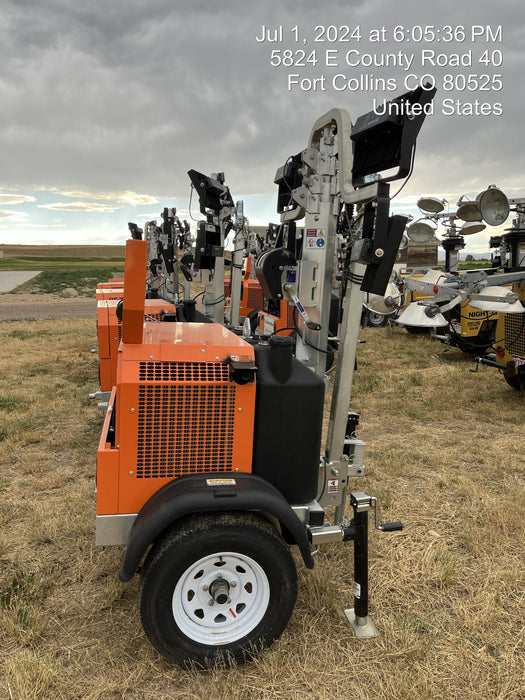 2024 Wanco WLTT-4MM4K Diesel, Deep Sea Controller, Shore Power Plug, Auto Start, (4) 350W LED Floodlights, 4kW Generator, 60 Gal Fuel Tank, 2" Ball, T3