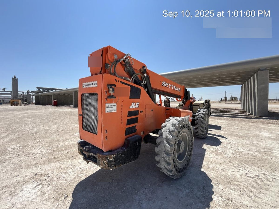 2018 Skytrak 10054 Skytrak 10054 10K Telehandler w/Open ROPS Solid Tires, LED Work Lights, Rotating Beacon, 60" Carriage/60" Forks