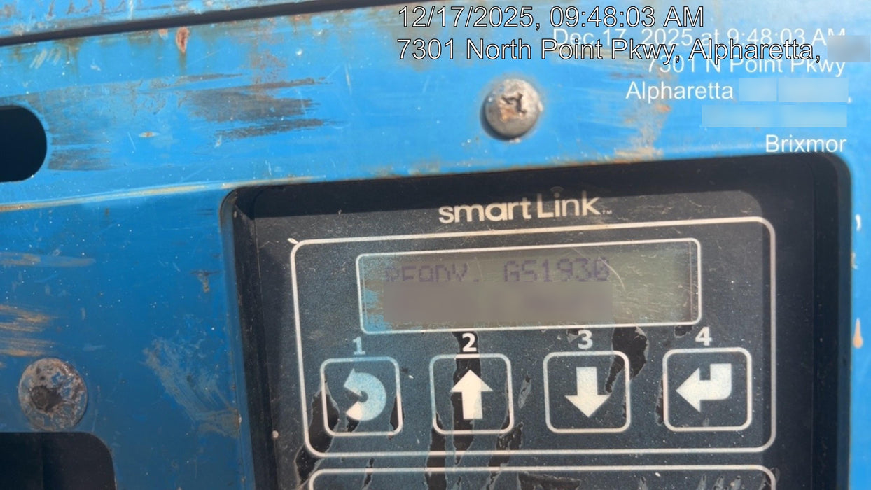 2019 Genie GS-1930 Fixed rails with chain Entry