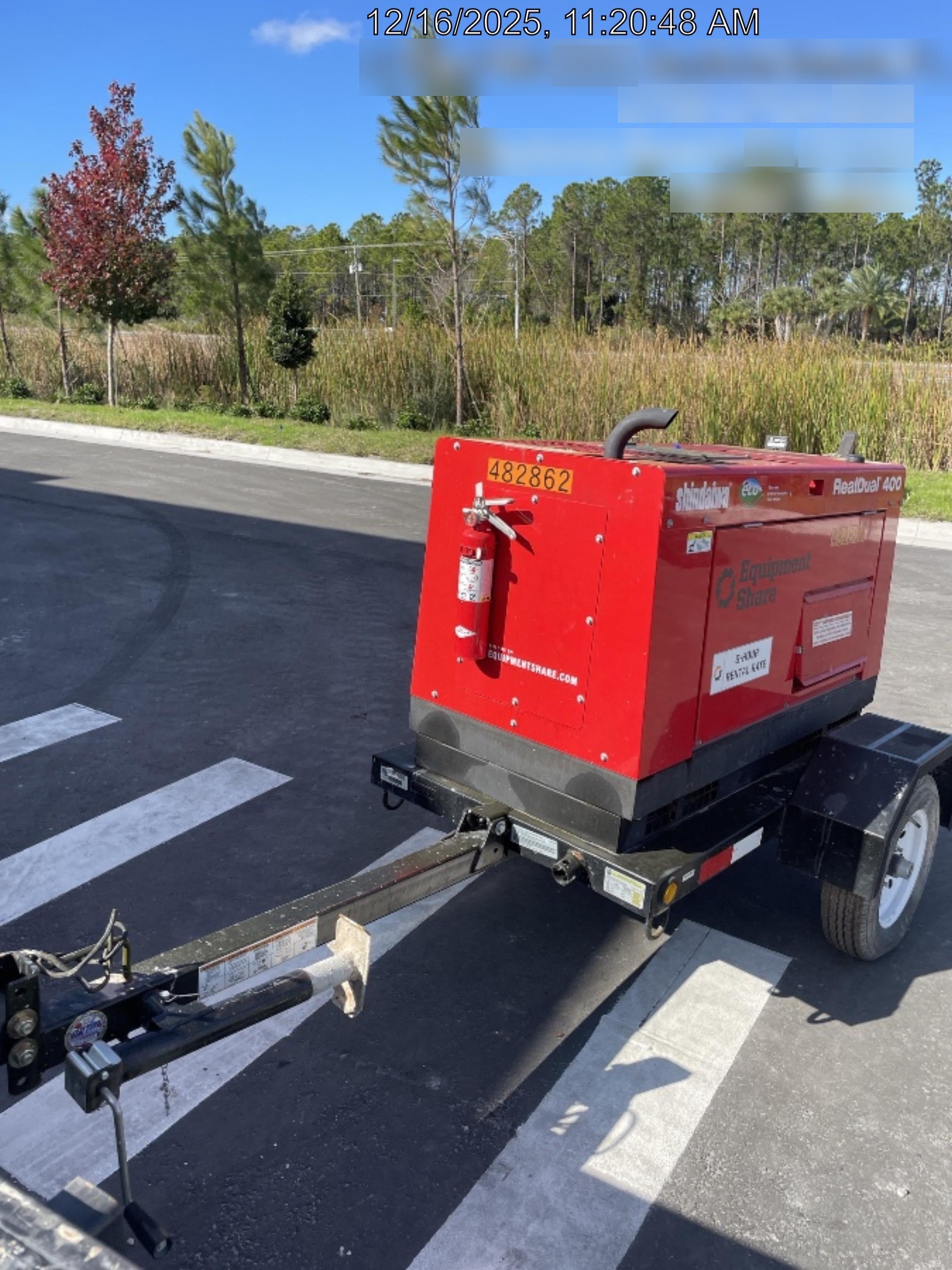 2024 Shindaiwa DGW400DML Kubota D902 Engine, 23 HP, Dual Op Welder, Wire, Arc, Droop Stick, Tig, and CC Stick Functionality, Simulphase, 3 Phase and 1 Phase Gen Output, Single Axle NB Trlr, Slr Trckl Chrg 12V 12W, Fire Ext, T3