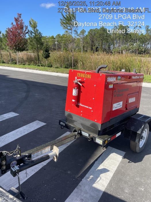 2024 Shindaiwa DGW400DML Kubota D902 Engine, 23 HP, Dual Op Welder, Wire, Arc, Droop Stick, Tig, and CC Stick Functionality, Simulphase, 3 Phase and 1 Phase Gen Output, Single Axle NB Trlr, Slr Trckl Chrg 12V 12W, Fire Ext, T3