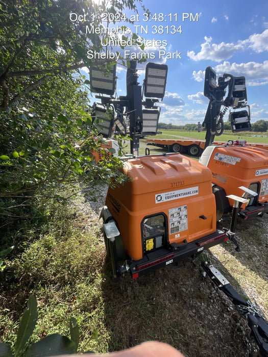 2023 Generac MLT2 Diesel, Flex Switch 120V Input, Powerzone Controller, 
(4) 320W LED Lights, 4kW Generator, 39.9 Gal Fuel Tank, 2" Ball, T3