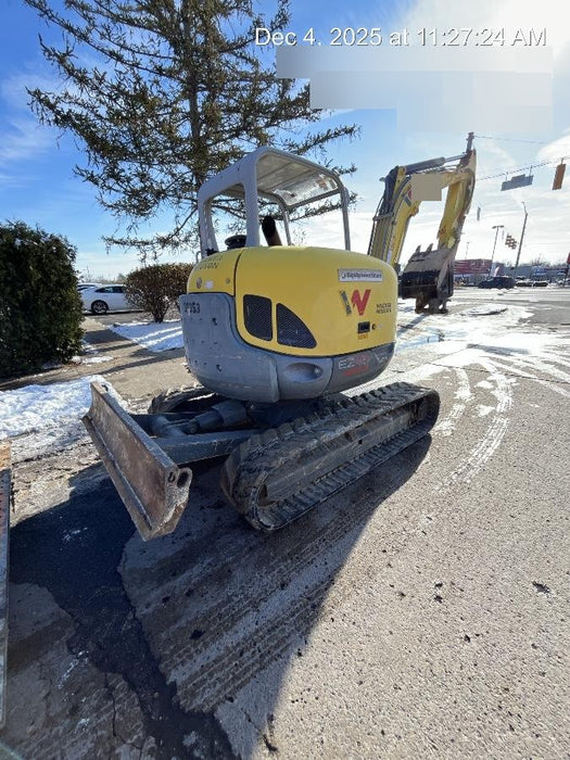 2019 Wacker Neuson EZ53 Open ROPS, Long Dipperstick, T4, VDS Manual QC, Buckets: 12/18/24"