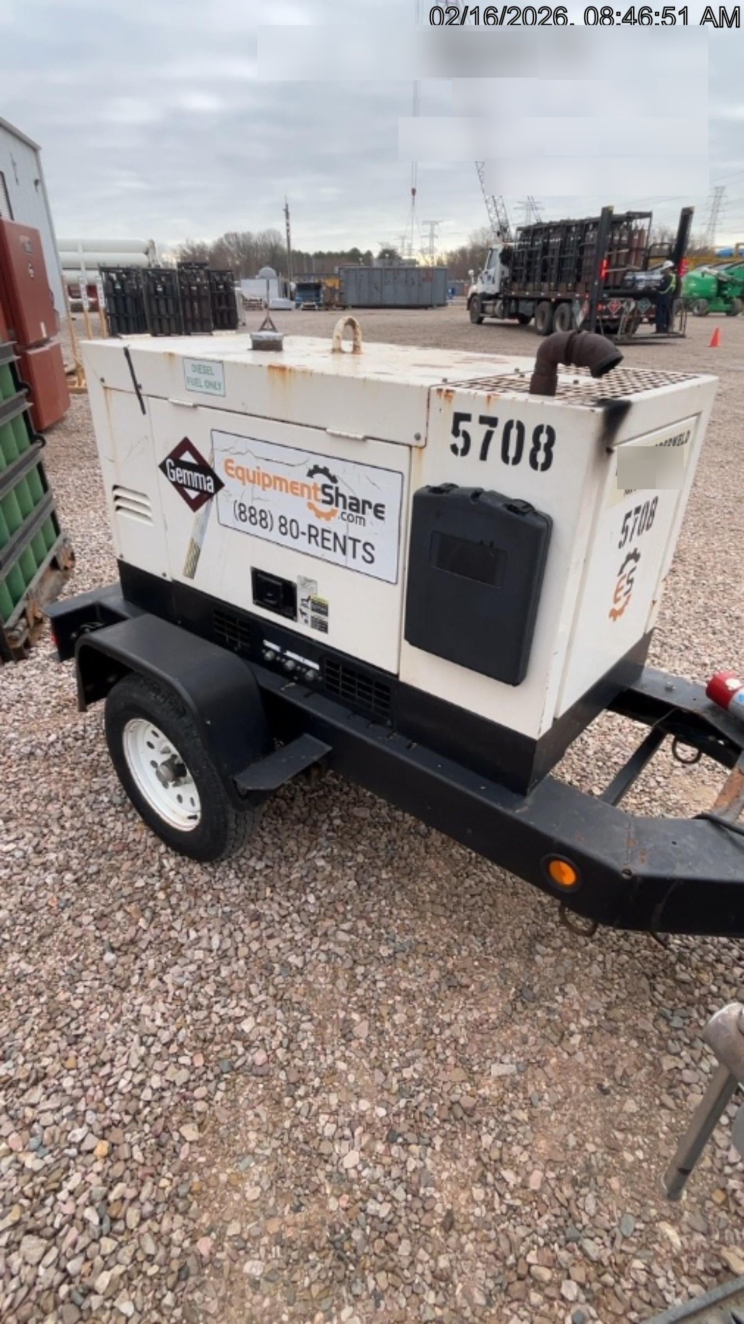 2017 Multiquip DLW400ESA4 MultiQuip 400 amp Welder, 14kW, 120/240V, T4F Kubota + 100' welding cable set