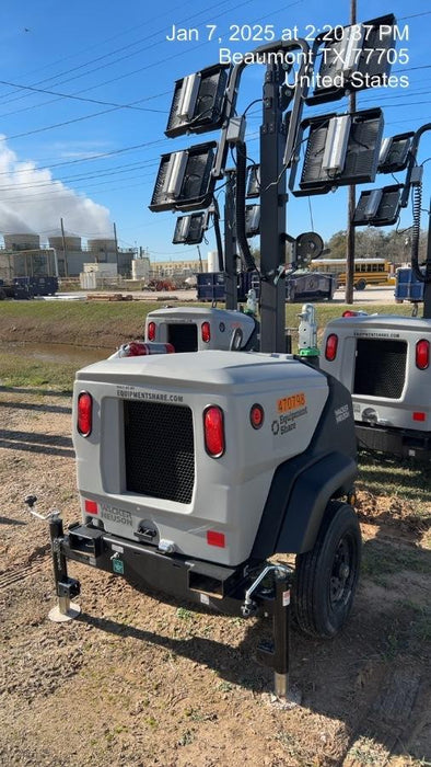 2024 Wacker Neuson LTT4 Diesel, Kohler KDW702, Deep Sea Controller, Auto Start, LED 320W, Bypass Outlet, T3