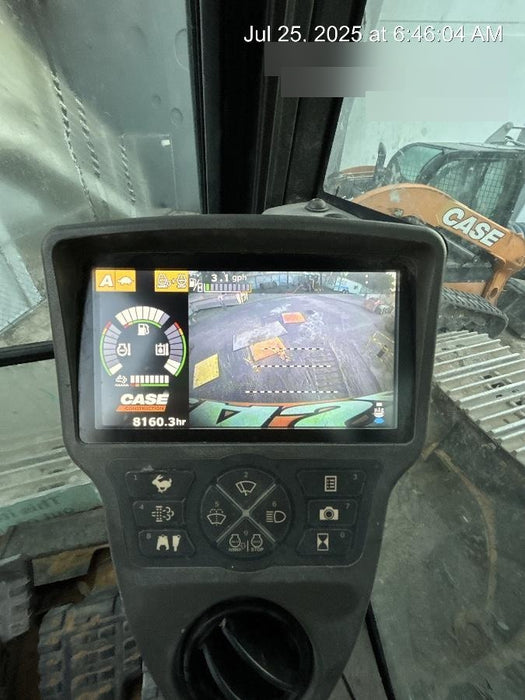 2017 Case CX350D CAB A/C, 13'-3" ARM, STEEL TRACKS