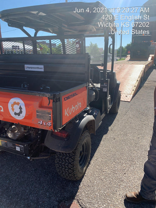 2021 Kubota RTV-X1140W-H Plastic Canopy, Windshield Acrylic Clear, LED Strobe Light, Wire Harness Kit, Back up Alarm