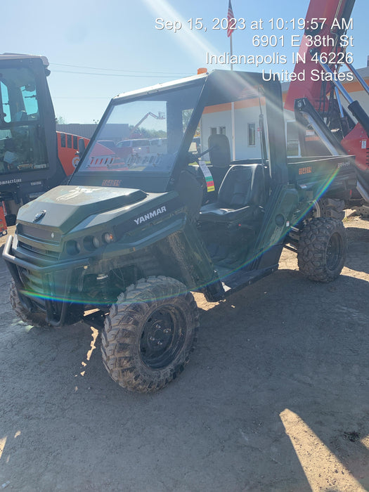 2021 Yanmar YU1000 Canopy, Steel Wheel, Poly WindShield, Beacon, Backup Alarm