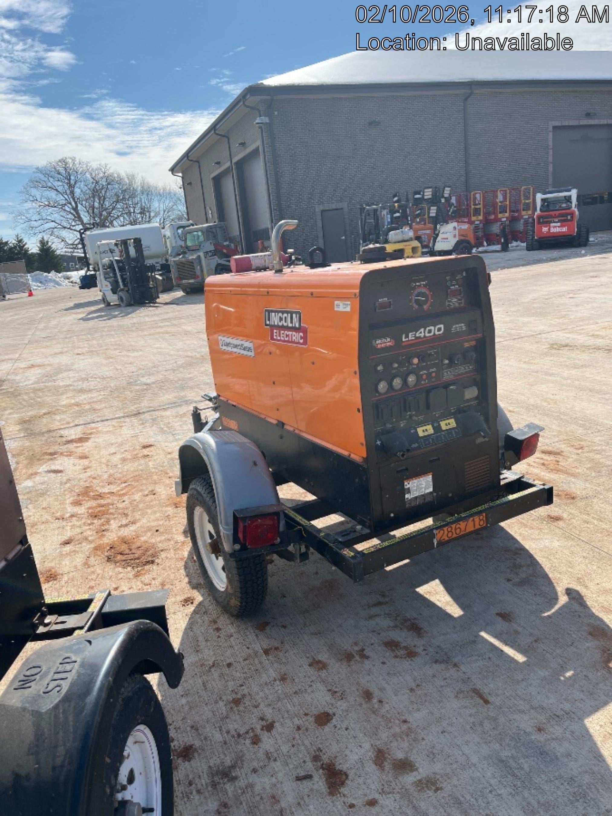 2022 Lincoln Electric LE400 Kubota V1505, Trlr, Cable Rack, Light Kit, ES Decals, T3