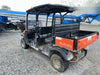 2021 Kubota RTV-X1140W-H Plastic Canopy, Windshield Acrylic Clear, LED Strobe Light, Wire Harness Kit, Back up Alarm
