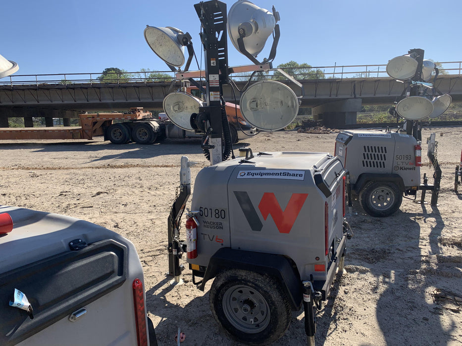 2019 Wacker Neuson LTV6L-MH Mobile Light Tower w/Fuel Level Sensor Installed