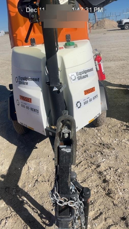 2024 Generac MLT2 Diesel, Flex Switch 120V Input, Powerzone Controller, 
(4) 320W LED Lights, 4kW Generator, 39.9 Gal Fuel Tank, 2" Ball, T3