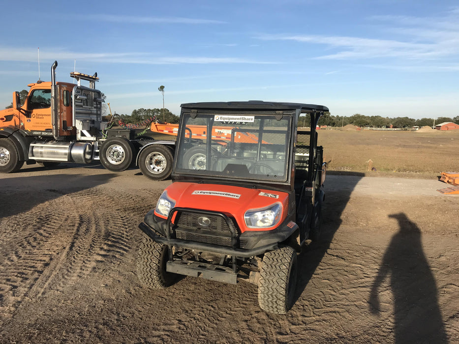 2019 Kubota RTV-X1140W-H 4WD, LED Strobe, Windshield Tempered Glass, Plastic Canopy, Wire Harness Kit, Backup Alarm