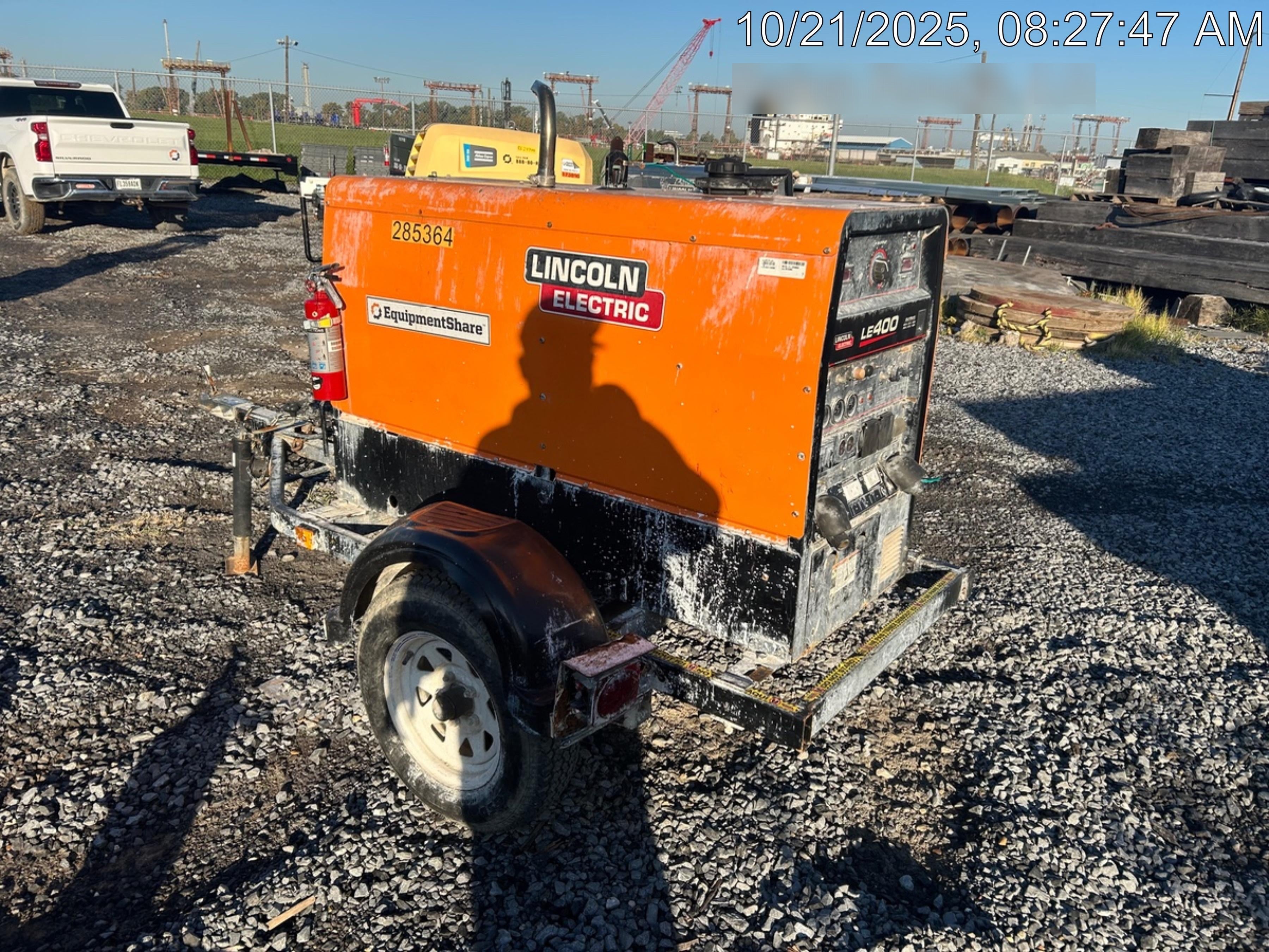 2022 Lincoln Electric LE400 Kubota V1505, Trlr, Cable Rack, Light Kit, ES Decals, T3