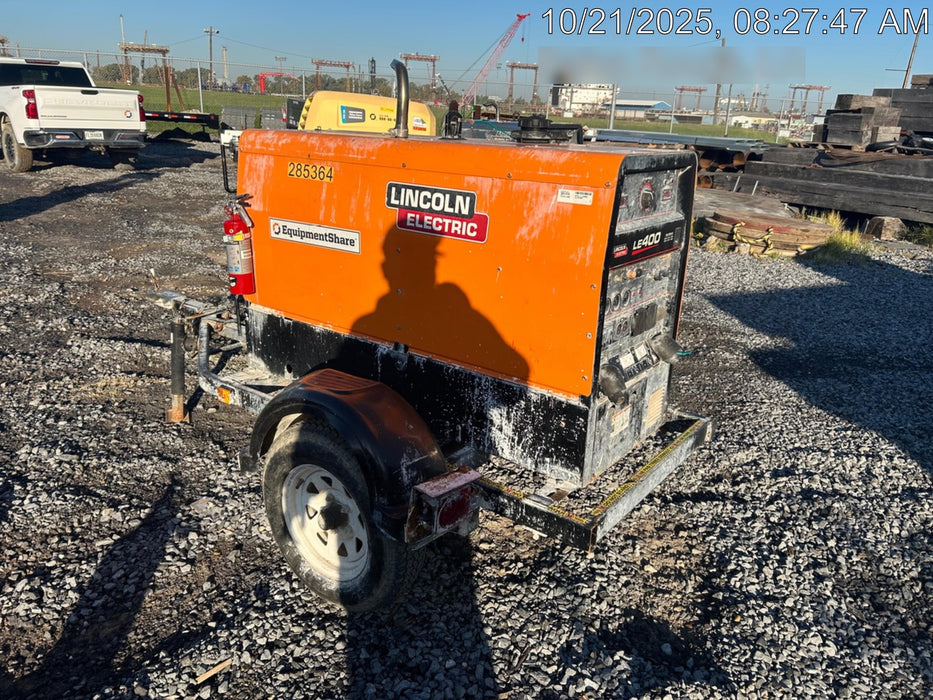 2022 Lincoln Electric LE400 Kubota V1505, Trlr, Cable Rack, Light Kit, ES Decals, T3