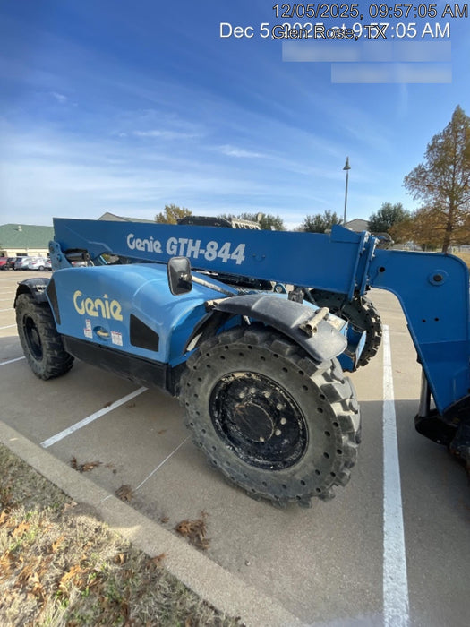 2017 Genie GTH-844 Genie GTH844 Telehandler, 60" Carriage, Solid Tires