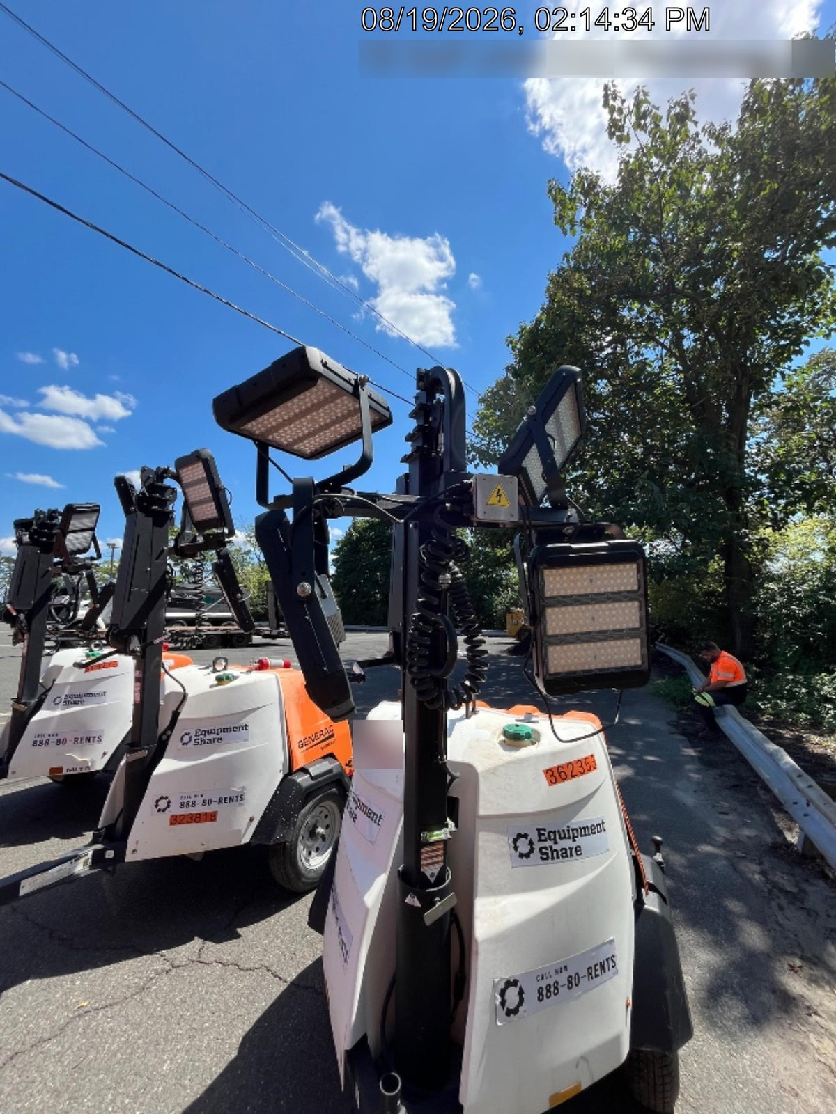 2023 Generac MLT2 Diesel, Flex Switch 120V Input, Powerzone Controller, 
(4) 320W LED Lights, 4kW Generator, 39.9 Gal Fuel Tank, 2" Ball, T3