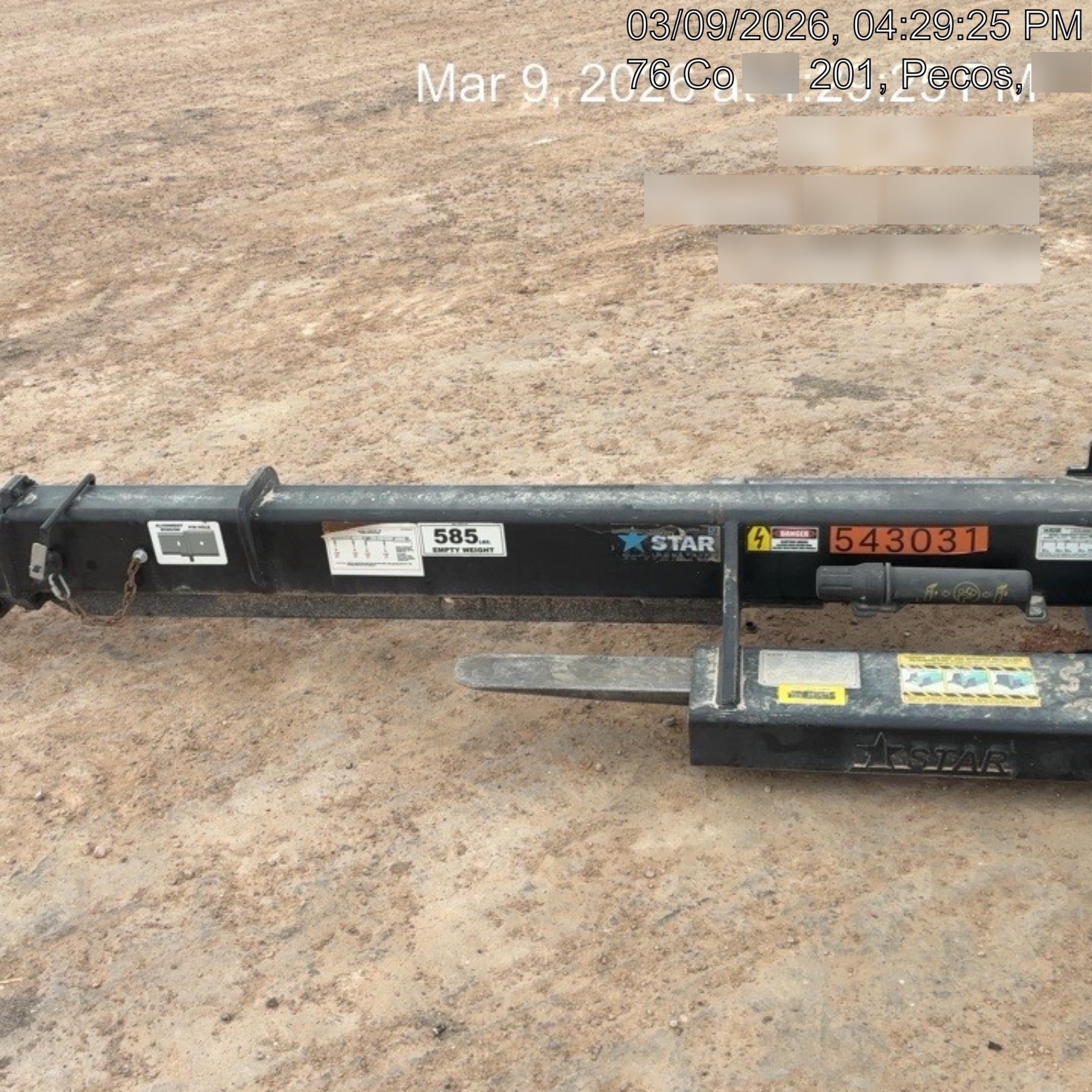 2025 STAR INDUSTRIES M1360B - Star JIB Boom