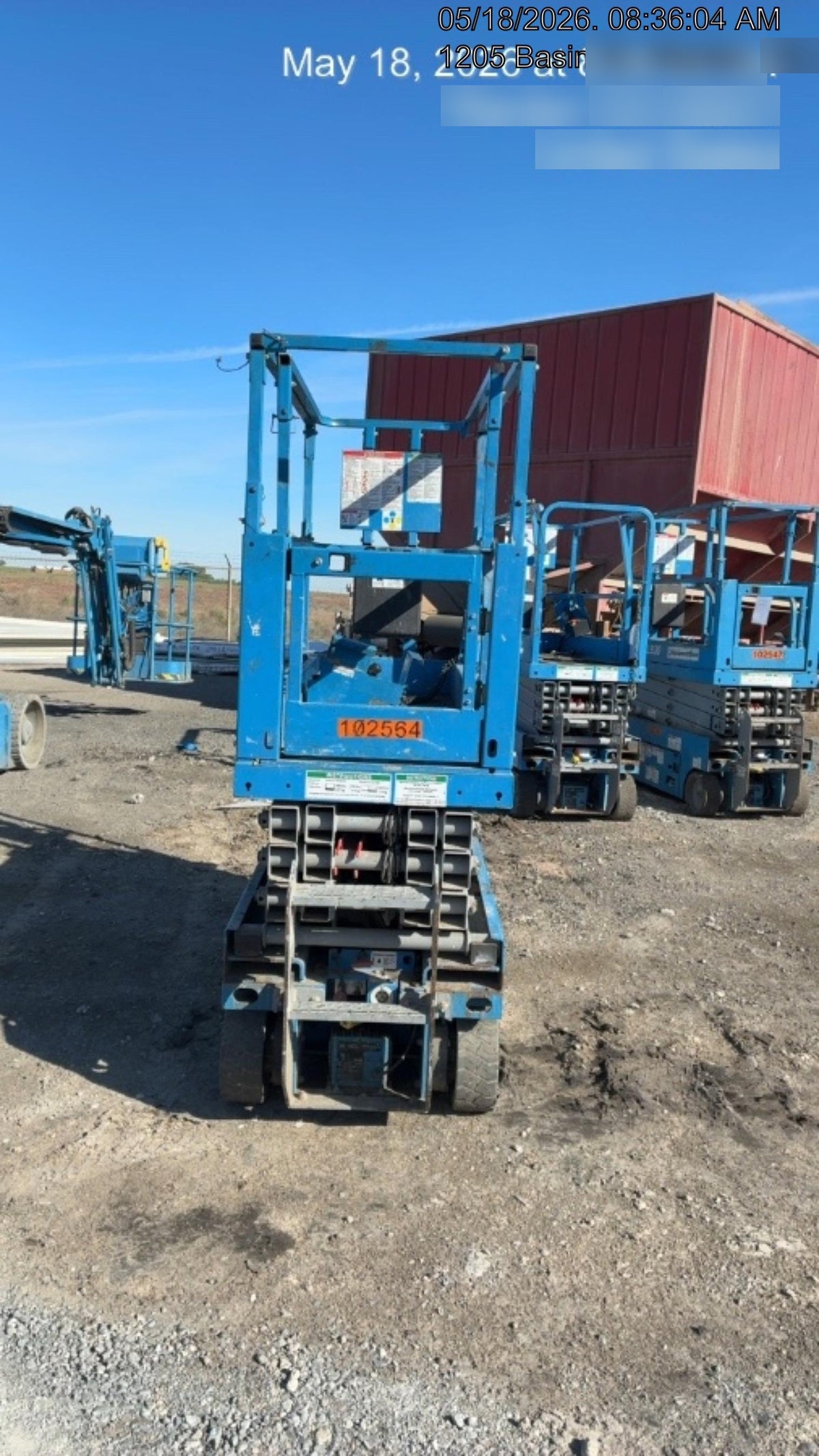 2020 Genie GS-1930 Solid Non Marking Tires, Beacon, Folding rails with half height swing gate, 800W Inverter