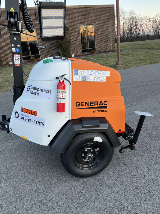 2023 Generac MLT2 Diesel, Flex Switch 120V Input, Powerzone Controller, 
(4) 320W LED Lights, 4kW Generator, 39.9 Gal Fuel Tank, 2" Ball, T3