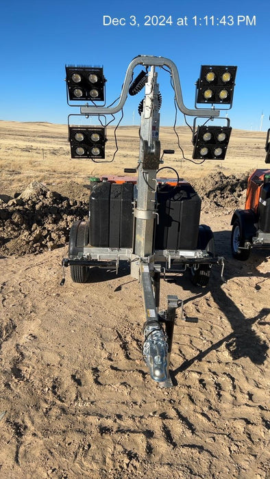 2024 Wanco WLTT-4MM4K Diesel, Deep Sea Controller, Shore Power Plug, Auto Start, (4) 350W LED Floodlights, 4kW Generator, 60 Gal Fuel Tank, 2" Ball, T3