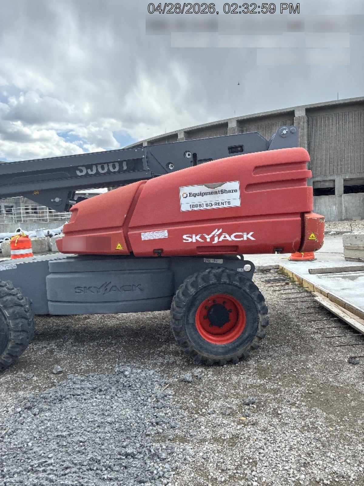 2019 Skyjack SJ66T Diesel, Foam Filled Tires, Welder Ready Package, Beacon