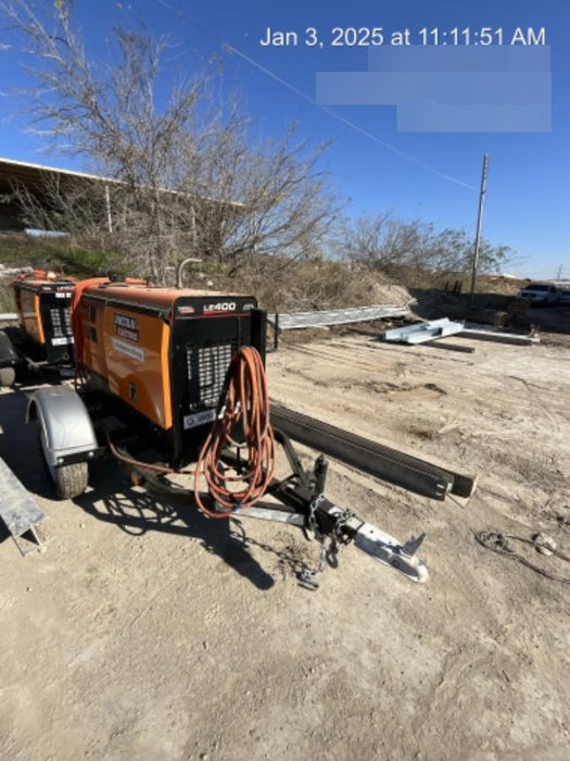 2022 Lincoln Electric LE400 Kubota V1505, Trlr, Cable Rack, Light Kit, ES Decals, T3