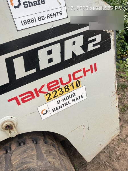 2022 TAKEUCHI TL8R2-R