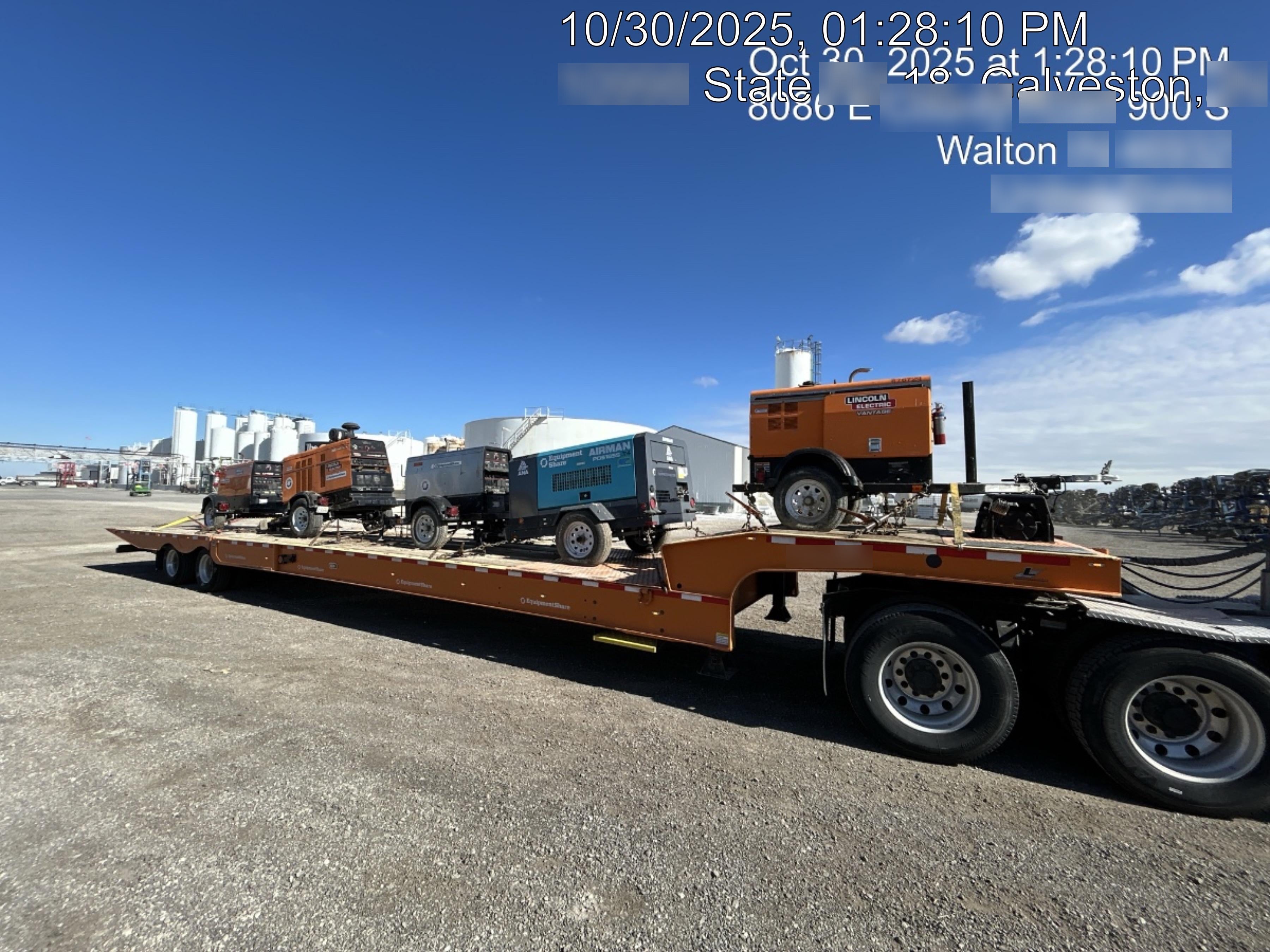 2019 Lincoln Electric Vantage 322 Welder Ready-Pak 3, Two wheel trailer, Fender and Light kit, Cable Rack