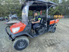 2022 Kubota RTV-X1140W-H Plastic Canopy, Windshield Acrylic Clear, LED Strobe Light, Wire Harness Kit, Back up Alarm