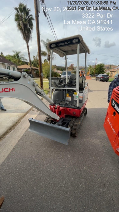 2023 TAKEUCHI TB216R