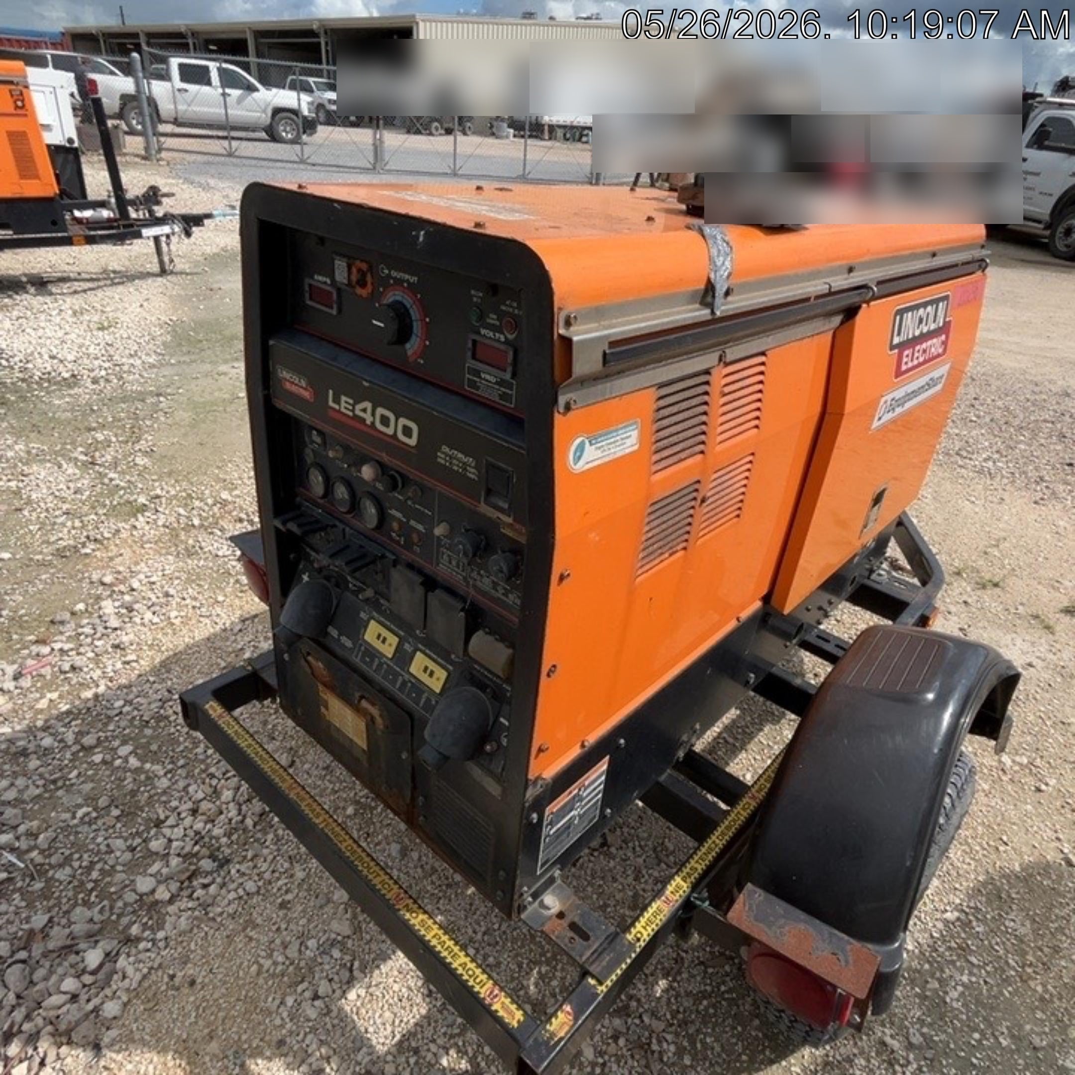 2022 Lincoln Electric LE400 Kubota V1505, Trlr, Cable Rack, Light Kit, ES Decals, T3