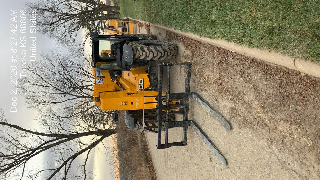 2020 JCB 509-42 Canopy, Solid Tires, Work Lights, Beacon, Aux Hydraulics, Back up Alarm, Lifting Eye, ES Decals