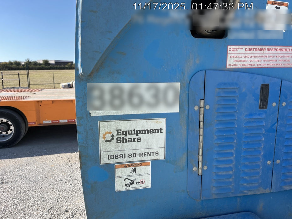 2019 Genie GTH-1056 Cab/Heat/AC, FF Tires, LED Work Lights, Beacon 60" QA Carriage, 60" Forks