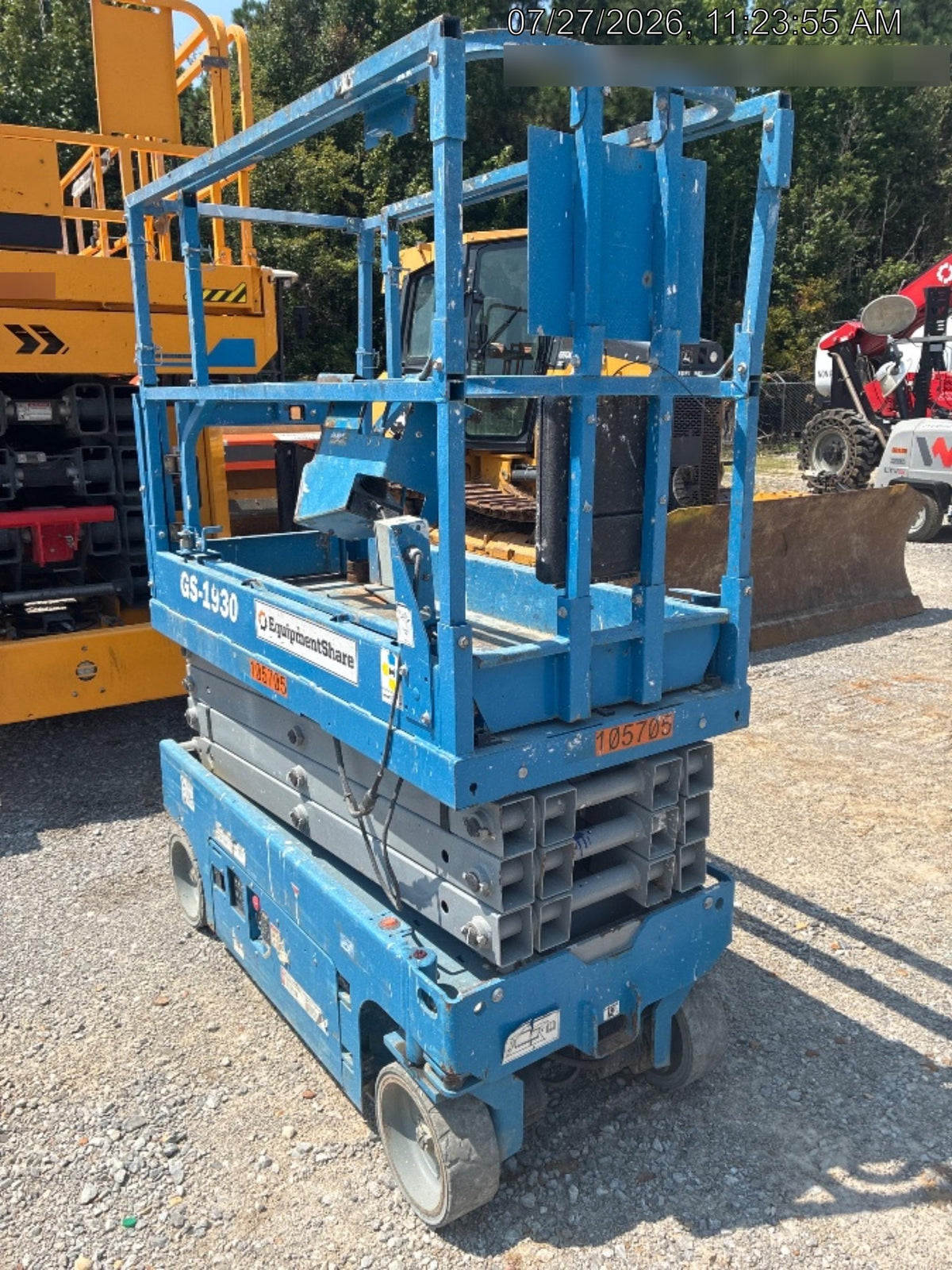 2020 Genie GS-1930 Solid Non Marking Tires, Beacon, Folding rails with half height swing gate