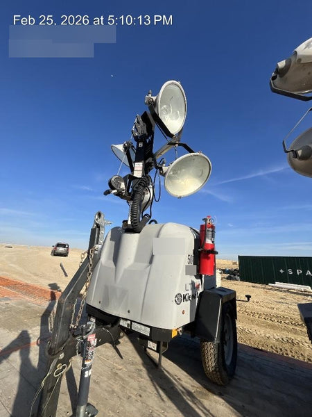 2019 Wacker Neuson LTV6L-MH Mobile Light Tower w/Fuel Level Sensor Installed