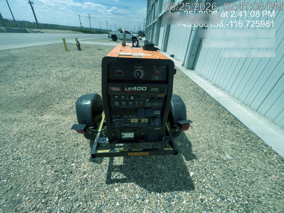 2023 Lincoln Electric LE400 Kubota V1505, Trlr, Cable Rack, Light Kit, ES Decals, T3