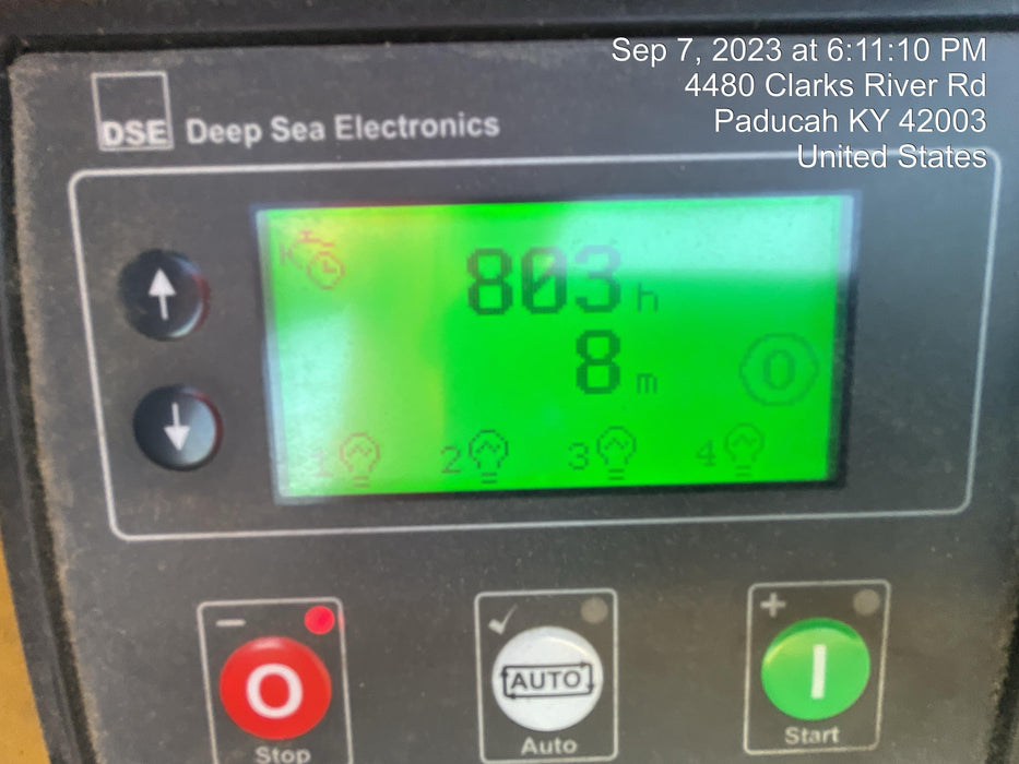 2021 Allmand NLV3GR (4) LED Light Fixture 350W, 23' Vertical Mast, 3kW Prime, Towable, Deep Sea L401, Leveling Jacks, Yanmar T4F 5.8hp