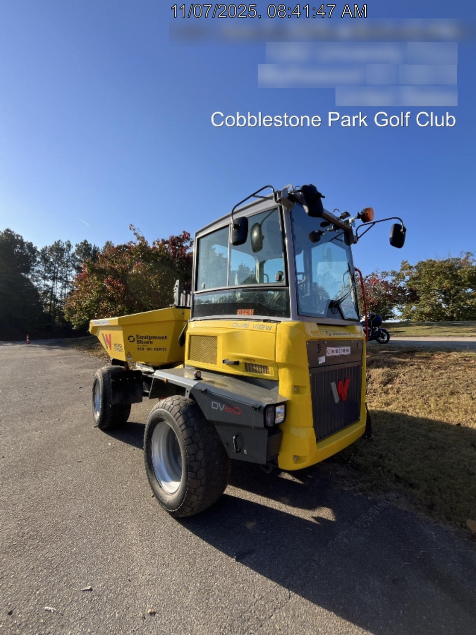 2025 WACKER NEUSON DV605 Cab Turf Tires