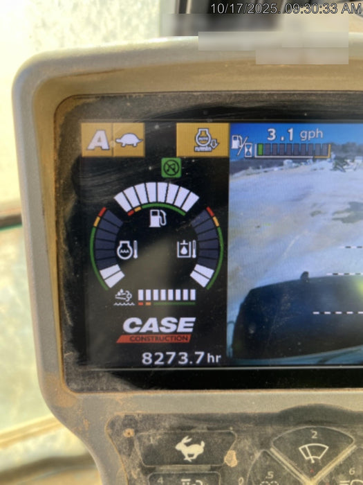 2015 Case CX350D CAB A/C, 13'-3" ARM, STEEL TRACKS, THUMB