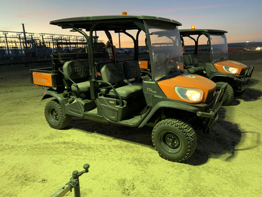 2022 Kubota RTV-X1140W-H Plastic Canopy, Windshield Acrylic Clear, LED Strobe Light, Wire Harness Kit, Back up Alarm